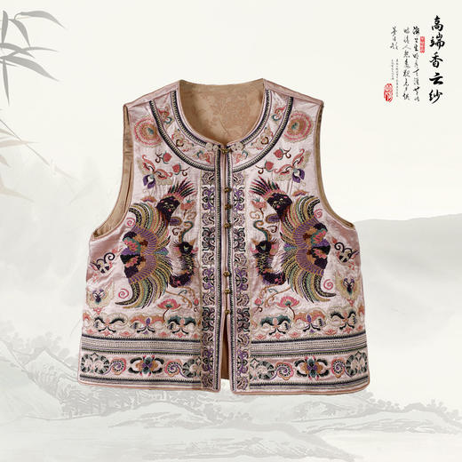 ³ 国风新中式复古刺绣圆领重工马甲 61177XN03-SD-NSSF【香云纱专区】 商品图2
