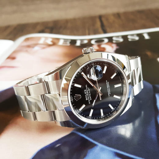 【99新（未使用品，有原厂膜有二维码）】ROLEX 劳力士126300-0011天文台认证自动机械机芯 日期显示 41MM（男款）日志型系列 蚝式钢300126NJS26 商品图6