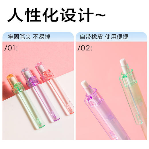 得力SH705-05/07樱花自动铅笔 商品图1