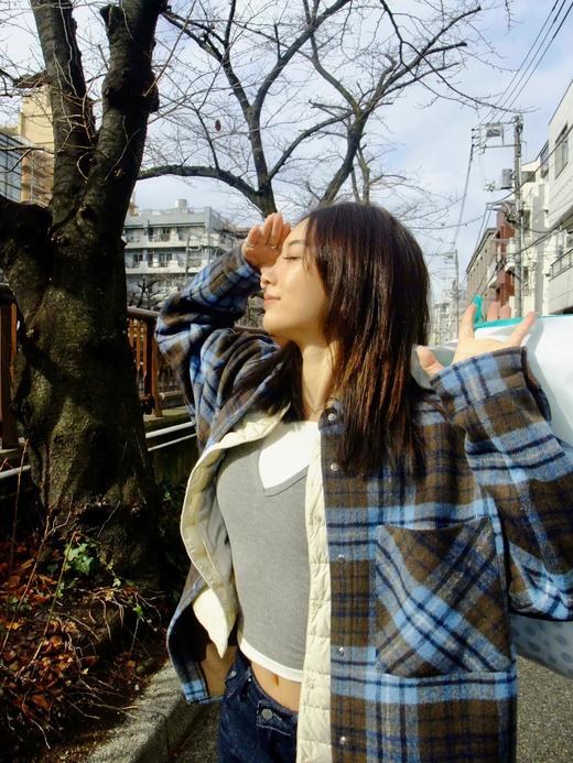 磨毛厚衬衫韩系格子外套 商品图7