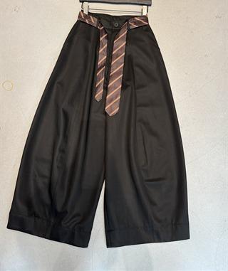 PNC配条纹腰带大廓形阔腿裤51001 冬季 590284331290 商品图1