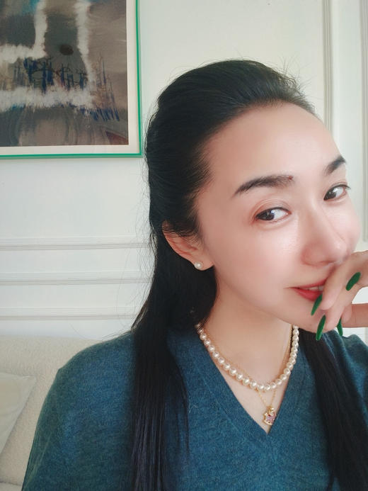 【新年优惠特价】AKOYA珍珠耳针 ·18k金镶嵌海水珍珠耳针 商品图3