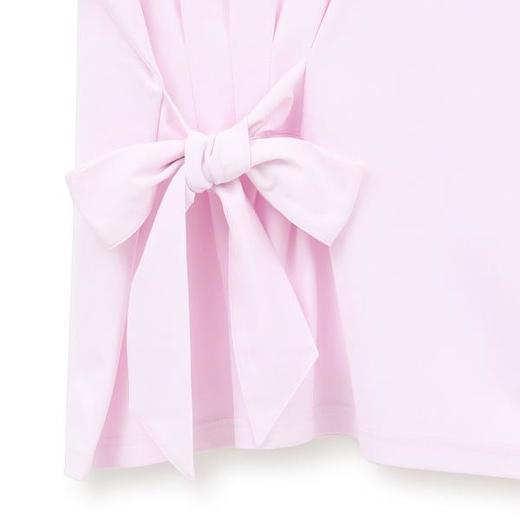 Callaway 高尔夫女士 蝴蝶结绑带不规则收腰短袖 宽松半高领 吸水速干 商品图14