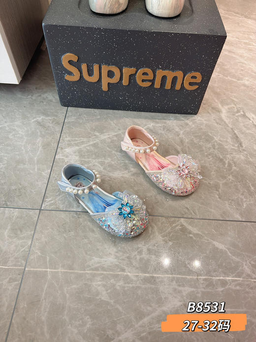 方口小皮鞋半凉鞋B8531 27-32码 商品图0