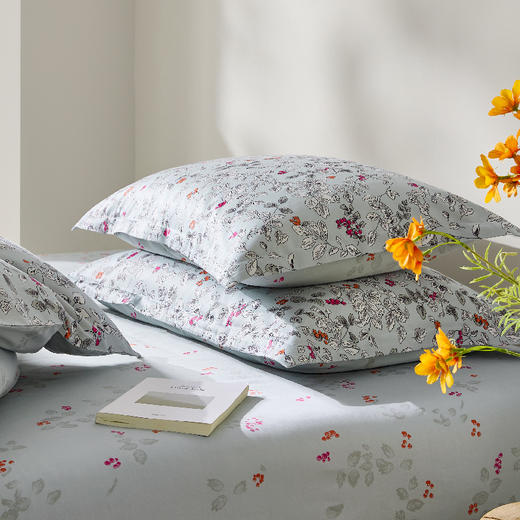 罗莱·雅 柔心蓝荫 40S 全棉四件套 蓝色 商品图8