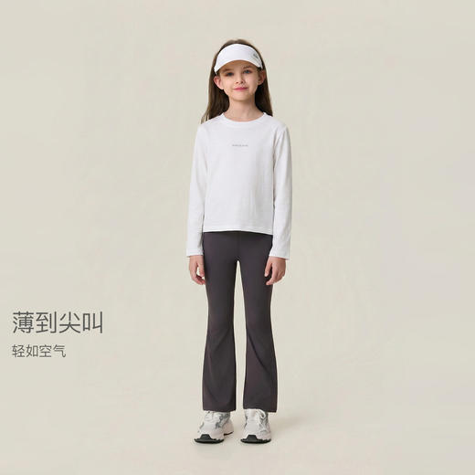 [尖叫薄]马克珍妮网球少女女童两穿棉麻运动T恤2026年春装新款560233 商品图2