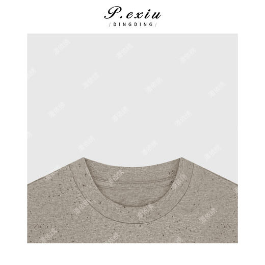 04-2潘依绣丁丁宠粉小众立体编织字母肌理感减龄圆领长袖T恤Q15468 商品图2