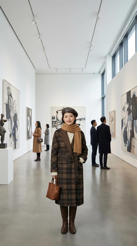 IC同款双色双面手工大衣（附腰带） 商品图5