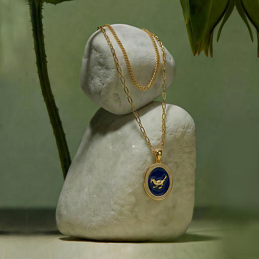 V&A博物馆威廉莫里斯系列草莓小偷靛蓝秘境项链 耳环 商品图1