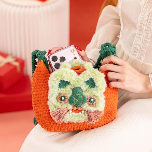 苏苏姐家云绒虎头包手工diy编织钩针云小朵毛线团自制包包材料包 商品图2