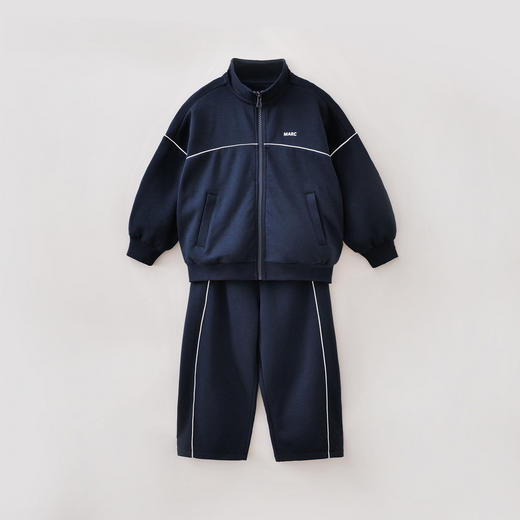 马克珍妮复古运动男童莫代尔慢跑套装2026年春装新款560066 商品图3