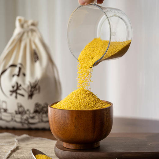 老品种小米| 传统品种，自然生长，熟悉的老味道，小米颗粒饱满、色泽油亮，熬出来的稀饭油亮醇厚，后味甘甜。5斤装⭐️京东快递 商品图3