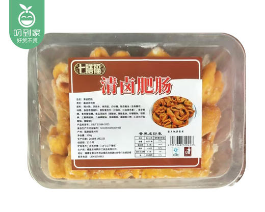 七膳福清卤肥肠（500g/盒）生产日期: 2月 商品图4