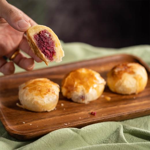 【现做现发，三天发一次货】极客鲜花饼| 满满的鲜花，两分皮，八分馅，浓郁的玫瑰香气充满整个口腔。10枚 ⭐️中通/申通随机 商品图5