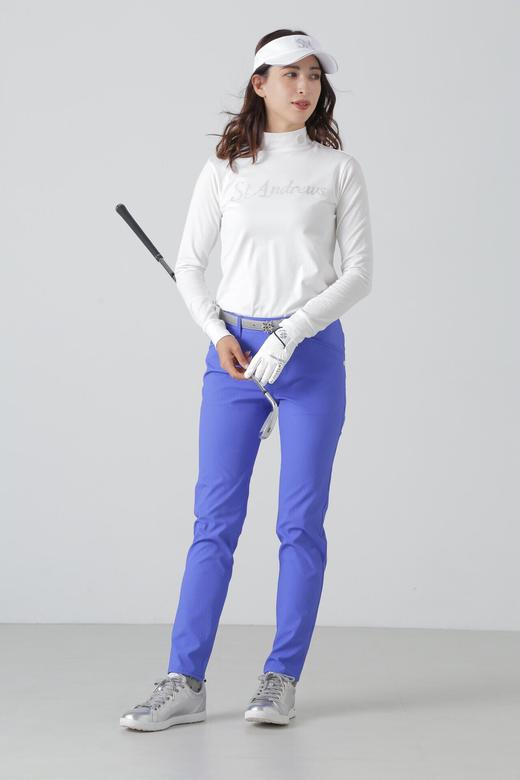 St ANDREWS 高尔夫女士 秋冬季 字母logo半高领长袖打底衫 弹性吸汗 商品图3