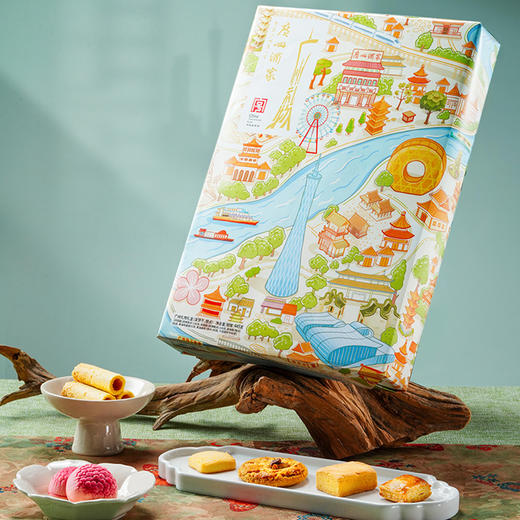 广州酒家 广州礼物礼盒饼干糕点点心下午茶零食广东特产年货伴手礼 商品图2