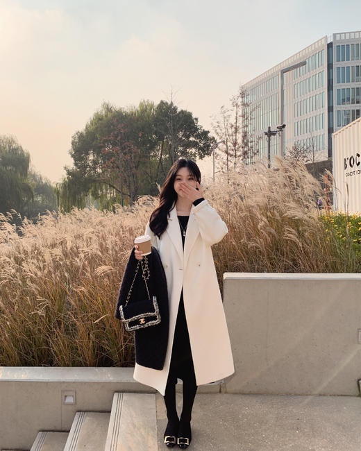 金蘑菇菇【黑标2代｜新材质骆马绒】Llama骆马保暖双面呢大衣 商品图9