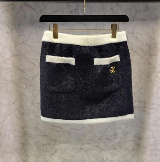 仿貂毛材质厚款防风针织短裙！W822447-57 商品图4