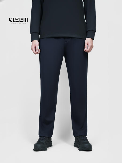 4158m 政企精英 专属定制 清行max绵羊毛轻柔休闲裤 秋冬保暖松紧长裤 商品图3