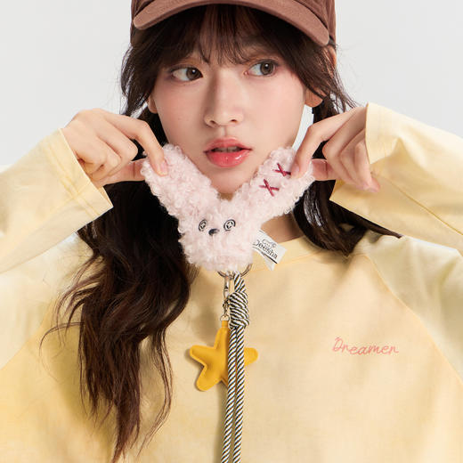 笛莎/Deesha 青少年2026年春季新款手绘长袖插肩图案T恤 商品图2