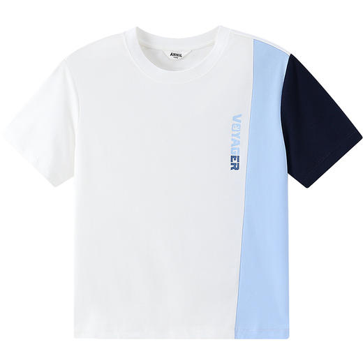 男童圆领短袖针织衫夏季新款安奈儿童装EB621596 商品图6