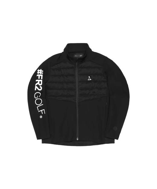 日系潮牌#FR2 GOLF高尔夫女士 冬季弹力尼龙徽标拼接薄绒夹克外套 商品图2