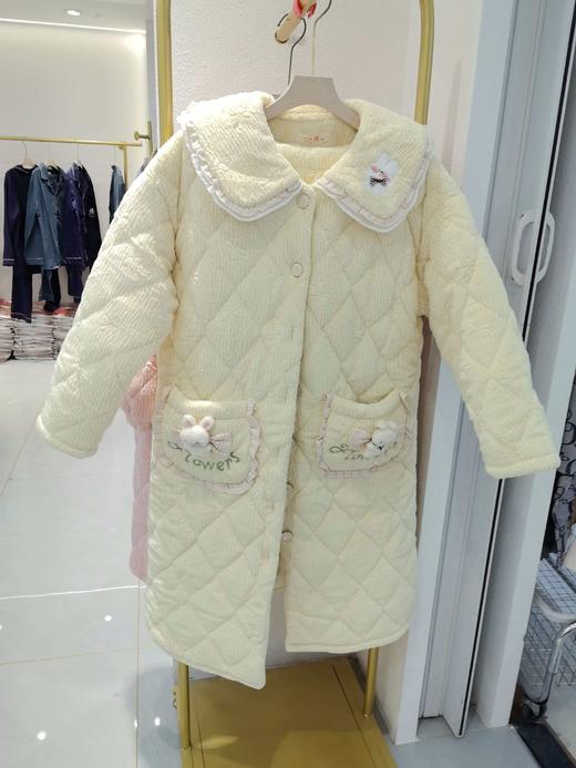 【YW】无忧购年前可发货超厚实可爱长款三层夹棉家居服睡衣套装（截单后3-5天发货) 商品图14