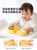 浦利顿方形三格硅胶餐盘宝宝辅食工具 商品缩略图1