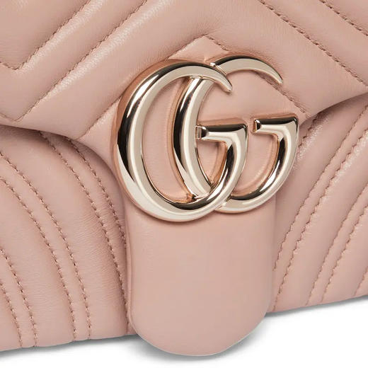 GUCCI 古驰 女士 GG Marmont系列 中号单肩背包 粉色 837267 AAE38 5753 商品图4