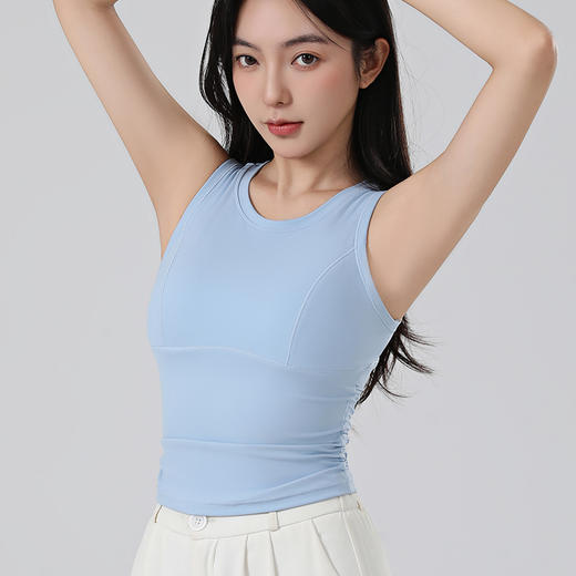 【BZYT】新款含胸垫防震性感背心外穿跑步健身运动文胸901 商品图7