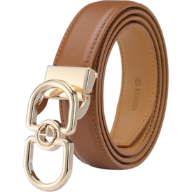 6923279440626 金利来goldlion 【节日送礼】女式皮带女式腰带【牛皮】时尚板扣装饰腰带