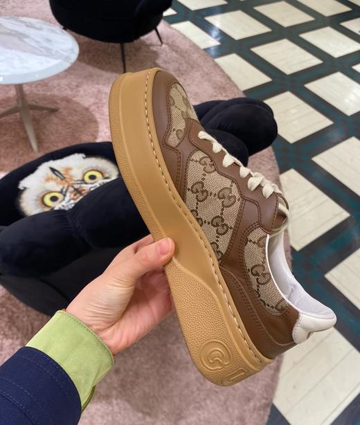 男女同款GU老花饼干鞋全皮 商品图0