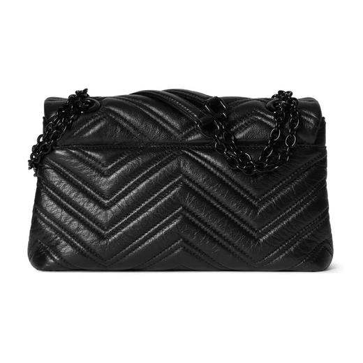 GUCCI 古驰 女士GG Marmont系列小号单肩背包 黑色 855371 AAFS1 1000 商品图2