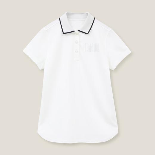 Callaway 高尔夫女士 细文字立体字母印花logo弹力舒适polo领短袖 商品图10