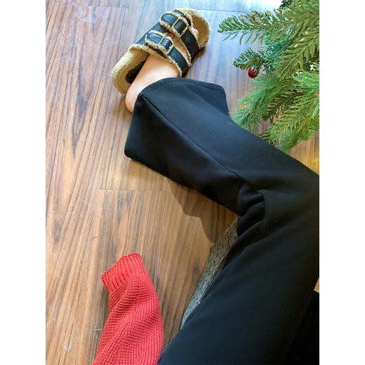 <曾小咸推荐> 2.18 现货秒杀 ！微信超特价！抽绳微喇加绒休闲裤 日常179.99 立减110 秒杀69.99！！ 商品图1