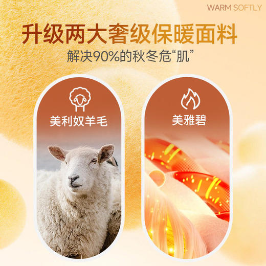 「自」全新升级【铂金会员146/天猫189/差价43】(14735)洛诗琳7A抑菌德绒打底衫2026新款美利奴羊毛修身显瘦保暖上衣女 商品图2