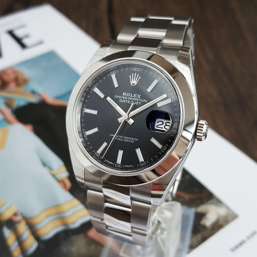 【99新（未使用品，有原厂膜有二维码）】ROLEX 劳力士126300-0011天文台认证自动机械机芯 日期显示 41MM（男款）日志型系列 蚝式钢300126NJS26 商品图3