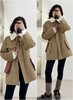 小禾超火洋气巴恩风羊羔毛领全棉斜纹派克棉服 商品缩略图12