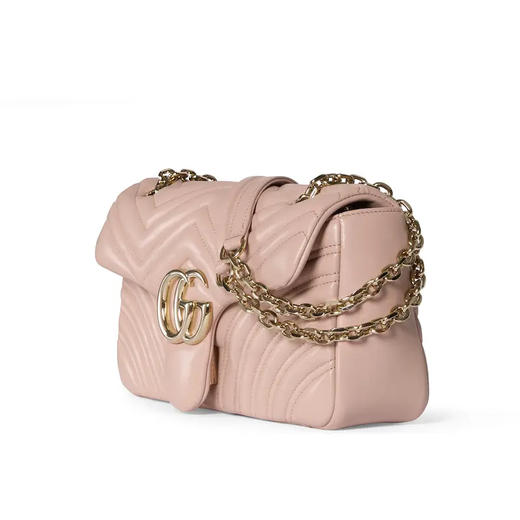 GUCCI 古驰 女士 GG Marmont系列 中号单肩背包 粉色 837267 AAE38 5753 商品图1