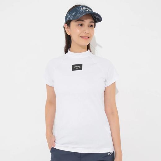 日本Callaway 高尔夫女士 弹力短袖小高领T恤 修身百搭 商品图0