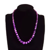 【天然正品】天然收藏级约5.5-13.0MM帝王紫色舒俱来塔链项链50CM 260126JJ40 商品缩略图0