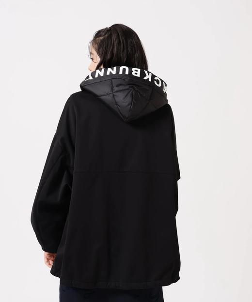 Jack Bunny 女士高尔夫 连帽可拆卸 防风抓绒内衬夹克 保暖宽松外套 商品图4