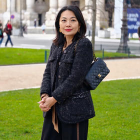 波浪边马海毛小香风外套