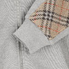 BURBERRY 巴宝莉 男士格纹拉链抽绳连帽卫衣 灰色 8120756 A2142 商品缩略图3