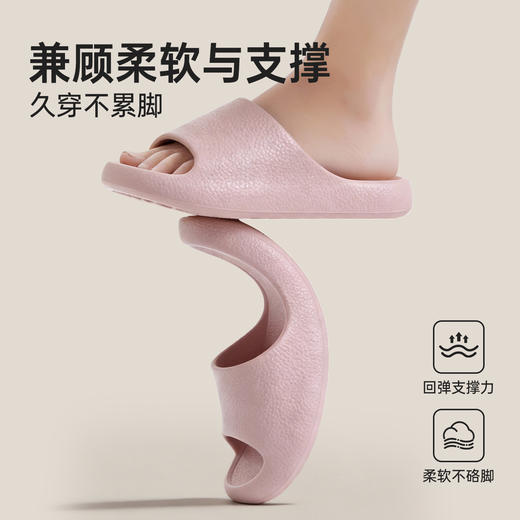 洁丽雅情侣居家凉拖鞋鞋男夏季浴室洗澡防滑防臭eva家居室内拖鞋 商品图1