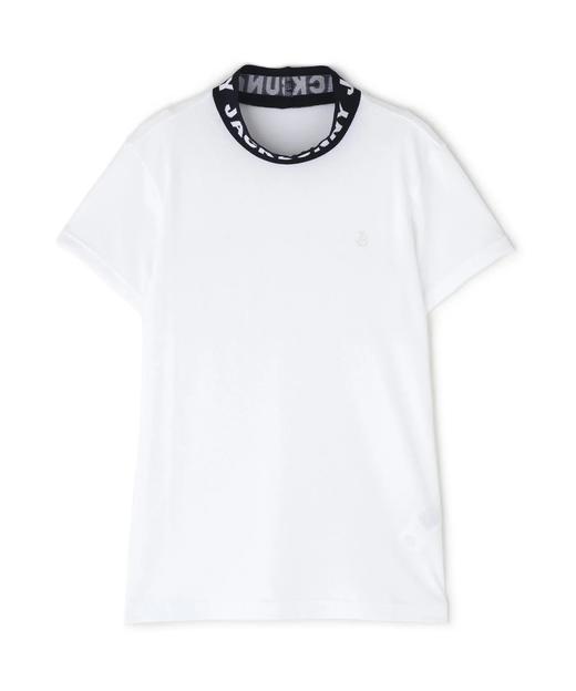 Jack Bunny 高尔夫 女款 字母logo编织高领短袖T恤 弹力透气 商品图11