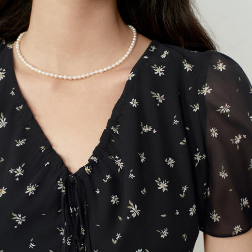 【严选】诗凡黎春秋梭织连衣裙7H3190201 商品图3