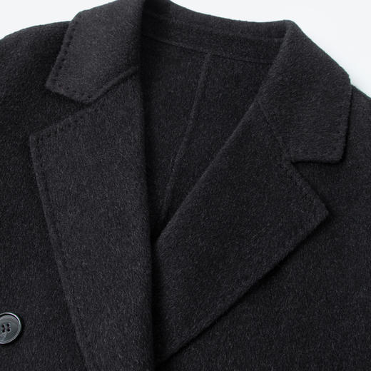 【当季】【商场同款】诗凡黎韩系廓形双面呢大衣25冬新款长外套3GA571491 商品图2