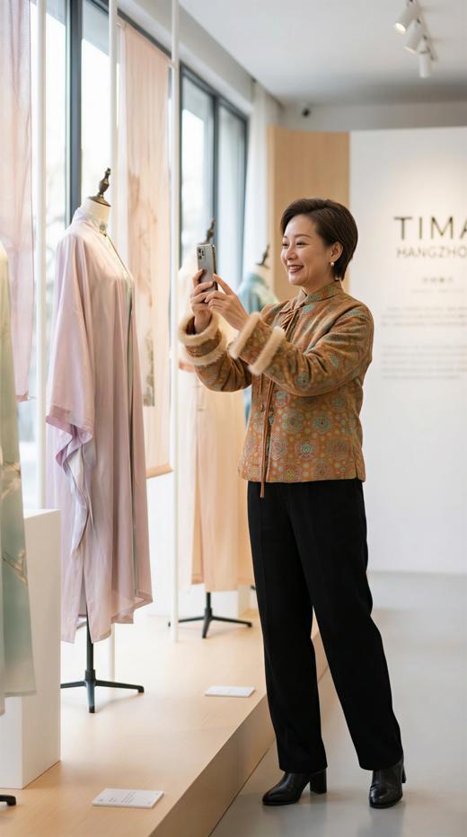 DS HN 门襟收褶中式夹棉外套 商品图1