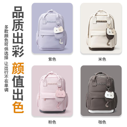 日系ins少女校园森系百搭小清新双肩包 高中大学生书包女电脑背包 商品图3